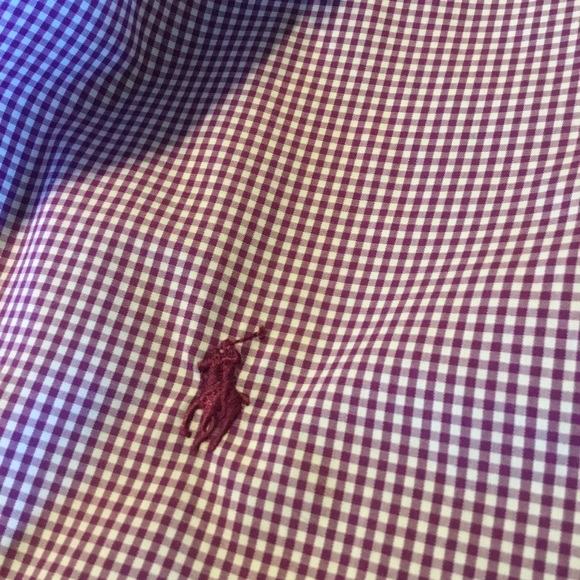 RALPH LAUREN LONG SLEEVE BUTTON DOWN SLIM FIT - Picture 4 of 7